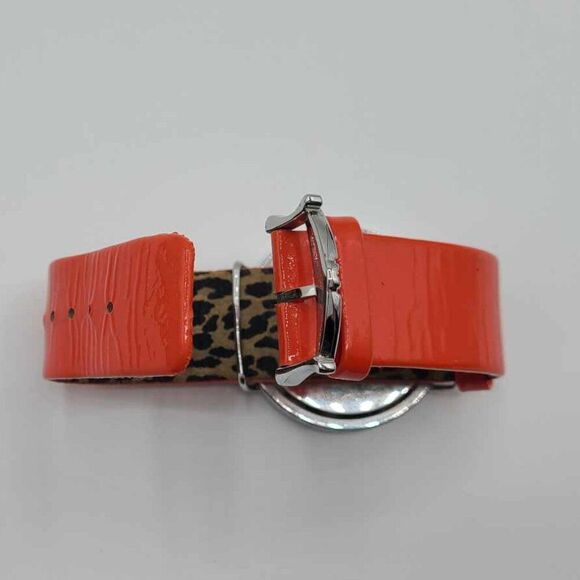 Betsey Johnson Multi Strap Red Watch missing additional Strap Working! - Picture 3 of 8